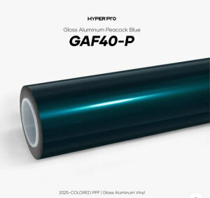 KKVINYL HyperPRO �J���[PPF Gloss Aluminum Peacock Blue GAF40-P(1.52mx15m)