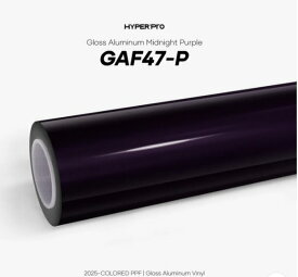 KKVINYL HyperPRO カラーPPF Gloss Aluminum Midnight Purple GAF47-P(1.52mx15m)