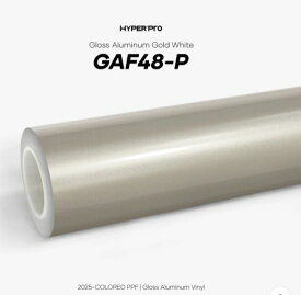 KKVINYL HyperPRO カラーPPF Gloss Aluminum Gold White GAF48-P(1.52mx15m)