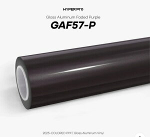 KKVINYL HyperPRO �J���[PPF Gloss Aluminum Faded Purple GAF57-P(1.52mx15m)