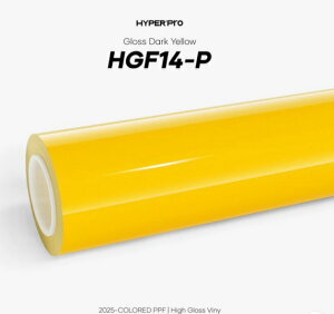 KKVINYL HyperPRO �J���[PPF Gloss Dark Yellow HGF14-P(1.52mx15m)