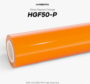 KKVINYL HyperPRO �J���[PPF Gloss Papaya Orange HGF50-P(1.52mx15m)
