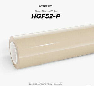 KKVINYL HyperPRO �J���[PPF Gloss Cream White HGF52-P(1.52mx15m)