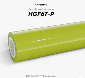 KKVINYL HyperPRO �J���[PPF Gloss Fluorescein Yellow HGF67-P(1.52mx15m)