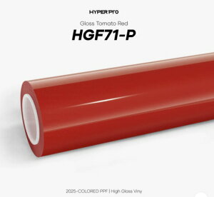 KKVINYL HyperPRO �J���[PPF Gloss Tomato Red HGF71-P(1.52mx15m)