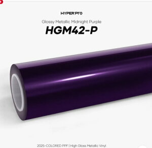KKVINYL HyperPRO �J���[PPF Glossy Metallic Midnight Purple HGM42-P(1.52mx15m)