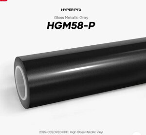 KKVINYL HyperPRO �J���[PPF Glossy Metallic Gray HGM58-P(1.52mx15m)