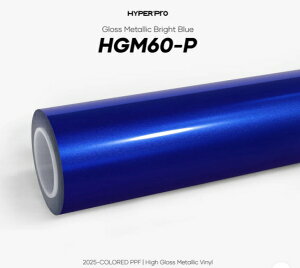 KKVINYL HyperPRO �J���[PPF Glossy Metallic Bright Blue HGM60-P(1.52mx15m)