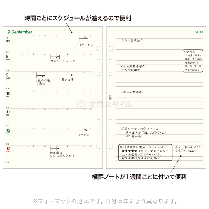 楽天市場】【2026年版システム手帳リフィル】Davinci ダ・ヴィンチ A5