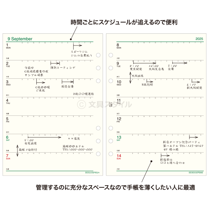 楽天市場】＼本日Point3倍／【2026年版システム手帳リフィル】Davinci