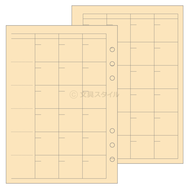 すがっち リフィルリボン2ケース 楽天市場】＼本日Point2倍／【システム手帳リフィル】Davinci ダ