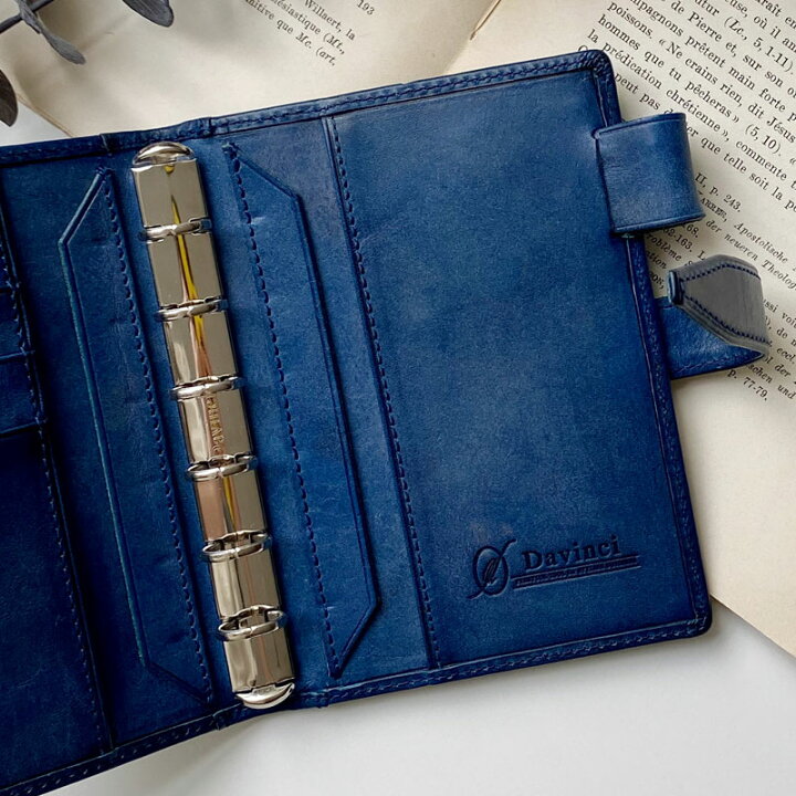 Davinci ダヴィンチ Se2収納サイズ Porter システム手帳に最適 スマホホルダー ミニ6穴システム手帳 リフィル Iphone 本革 おしゃれ 本革