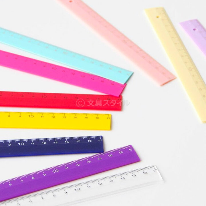楽天市場 Kum メール便対象 かわいい文房具 ドイツ人気ブランド クム ルーラー 17cm定規 文具スタイル 楽天市場店