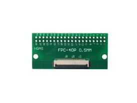 FPC/FFC （40ピン） フラットケーブル to ピンヘッダ 変換基盤 0.5mmピッチ to 2.54mmピッチ フラットケーブル信号の抽出用に