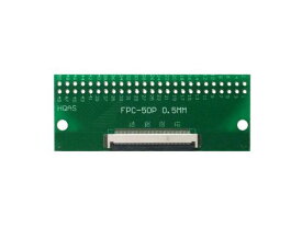 FPC/FFC （50ピン） フラットケーブル to ピンヘッダ 変換基盤 0.5mmピッチ to 2.54mmピッチ フラットケーブル信号の抽出用に