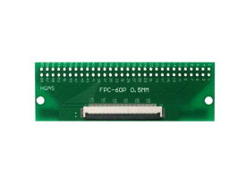 FPC/FFC （60ピン） フラットケーブル to ピンヘッダ 変換基盤 0.5mmピッチ to 2.54mmピッチ フラットケーブル信号の抽出用に