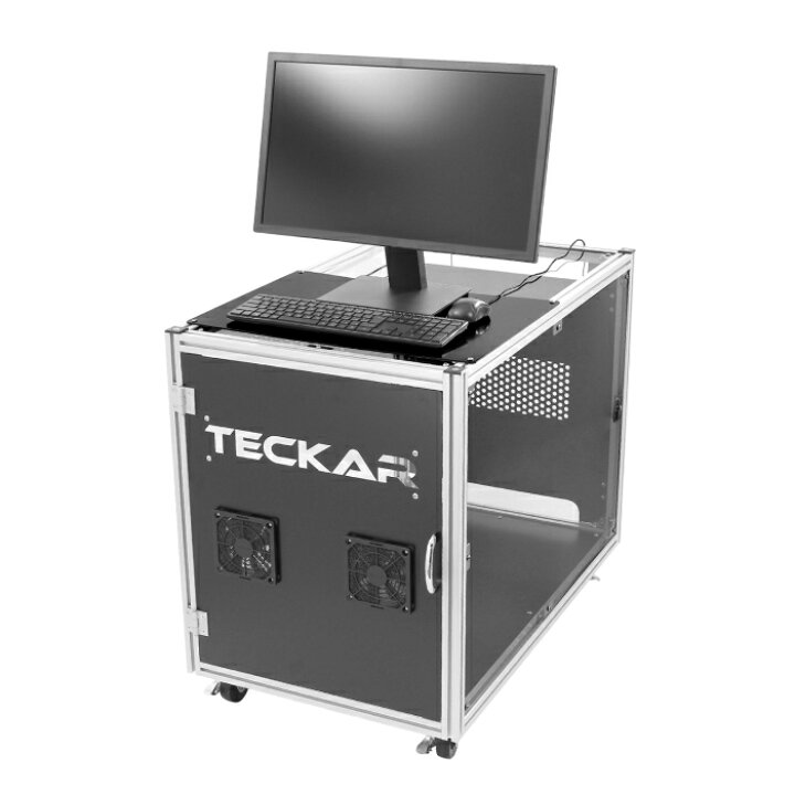 楽天市場】【送料無料】 サーバーラック アルミ構造 横55cm×奥行  