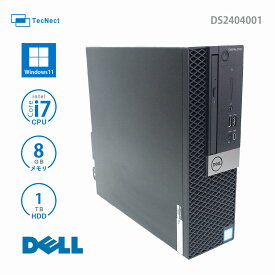 10%OFF!! さらにポイント5倍!!DELL OptiPlex 5060 ハイスペック　スリムタイプデスクトップ　第8世代　Core-i7 8GB HDD 1TB