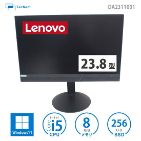 【格安 スタイリッシュな画面 一体型 PC】中古パソコン 中古PC 中古 デスクトップ パソコン PC ディスクトップ 初期設定済み 23インチ 23.8 メモリ 8GB Core i5 Windows11 SSD 256GB 23.8 インチ 無線LAN Bluetooth レノボ 在宅 テレワーク Lenovo Think Centre M920z