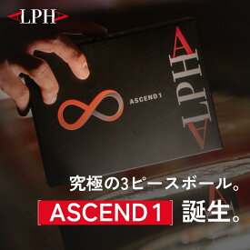 【ランキング1位】ALPHA(アルファ) ゴルフボール 1ダース (12個入) = ACSEND1（アセンドワン） = 正規品 姜秀一プロデュース Sho-time ショウタイム 3ピース ウレタン スピン系 飛び系 飛距離 ディスタンス かんしゅういち ホワイト　RS300