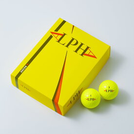 【ランキング1位】ALPHA(アルファ) ゴルフボール 1ダース (12個入) =RS300= 正規品 姜秀一プロデュース Sho-time ショウタイム ソフトアイオノマー 飛び系 飛距離 ディスタンス かんしゅういち ムーンホワイト ソーラーイエロー