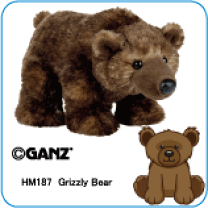 楽天市場】グリズリー（種類（動物）クマ）（ぬいぐるみ