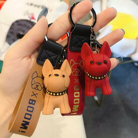 キーホルダー キーリング 犬 可愛いキーホルダー 犬雑貨 かわいい バックチャーム 可愛い おしゃれ ストラップキーホルダー ブルドッググッズ フレンチ ブルドッグ いぬ ワンちゃん バッグチャーム かわいい 動物 ギフト プレゼント
