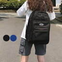 【2点で801円OFF、3点で1,501円OFFクーポンあり】バックパック リュックサック レディース メンズ ユニセックス 大容量 旅行バッグ 鞄 無地 ロゴ ワンポイント お洒落 可愛い ガーリー シンプル ナチュラル オフィス スポーティー ストリート レトロ アウトドア 高校生 黒