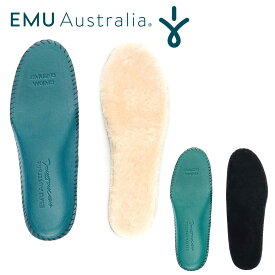 EMU Australia WATERPROOF INSOLE ウォータープルーフインソール シープスキン レディース 靴 シューズ ブーツ 中敷 細身 ボア 冬 ふかふか もこもこ 暖かい 保温 やわらかい 裏面 ラバー 滑りにくい 防臭 シンプル 寒さ対策 ナチュラル 22cm 23cm 24cm 25cm 26cm 27cm 28cm