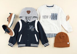 トップスキッズレイヤード風長袖男の子カジュアル子供服かわいい韓国子ども服インポート幼稚園保育園小学生児童春秋冬おしゃれシンプルチェック柄学校普段使いかっこいいアメカジベーシックネイビーアイボリー105cm110cm120cm130cm140cm150cm