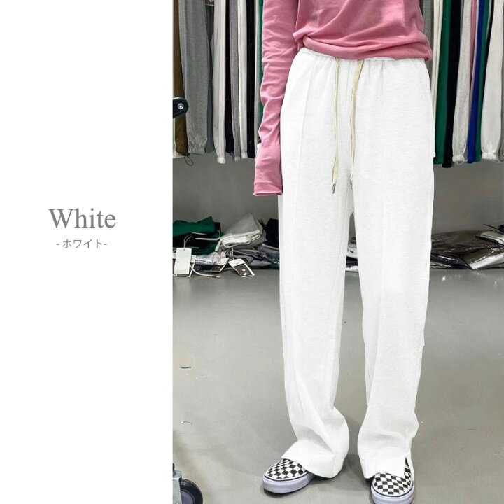 楽天市場】スウェット パンツ レディース ボトムス ロング丈 春夏 秋  