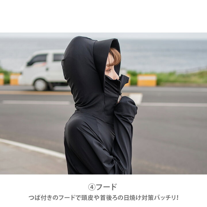 楽天市場 ラッシュガード レディース 体型カバー 長袖 パーカー 大きいサイズ トップス 春 夏 秋 水陸両用 シンプル 無地 薄手 Uv対策 ケガ防止 伸縮性 フィットネス ヨガ アウトドア マリンスポーツ 運動 旅行 普段着 スポーツウェア つばフード付き ジッパー付ポケット