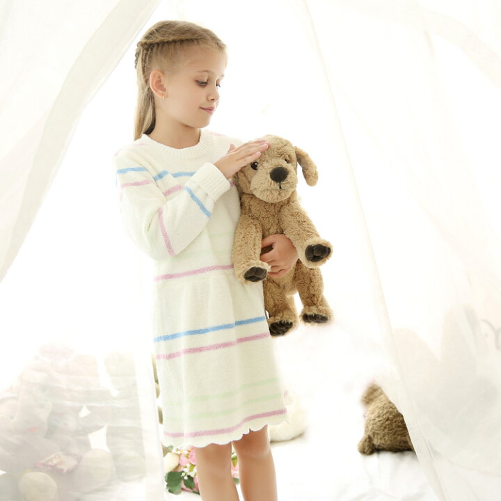 楽天市場 もこもこ ルームウェア キッズ あったか ふわふわ ワンピース 秋 冬 おしゃれ 可愛い 長袖 部屋着 ジュニア 防寒 子供 女の子 パジャマ 暖 寝間着 保育園 女児 保温 110cm 1cm 130cm 140cm 着心地 かわいい キュート イエロー ライトグリーン