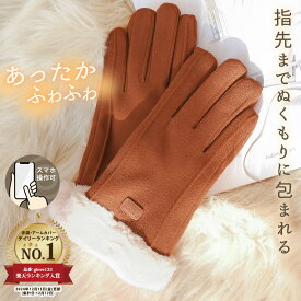 【2点以上で300円OFFクーポンあり】手袋 レディース 秋冬 おしゃれ かわいい 暖かい スマホ タブレット 手ぶくろ 防寒 防風 保温 裏起毛 寒さ対策 黒 ファー ボア 手首 スマホ手袋 人差し指 5本指 通勤 通学 普段使い プレゼント ギフト 誕生日 誕プレ クリスマス シンプル