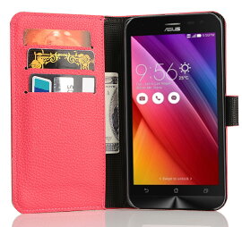 【メール便送料無料】ZenFone2LaserZE500KLZenFone2LaserZE550KL手帳型ケースゼンフォン2レーザースマートフォンスマホカバーカードポケットスタンド機能シンプル大人ダイアリー型無地