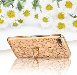 スマホカバーiPhoneX用iPhone8用iPhone8Plus用iPhone7用iPhone7Plus用iPhone6用iPhone6Plus用黒赤シルバーゴールドピンク透明ポリカーボネートTPUメッキ加工ストラップホール