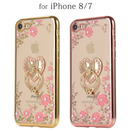 iPhoneXSMaxケースおしゃれ大人女子かわいいiPhoneXSケースiPhoneXRケースiPhone8ケースiPhoneXケーススマホリング付きiPhone8Plusケースiphone7ケースiphone7plusiphone6ケースiphone6sスマホケースラインストーン花柄落下防止可愛い薄型