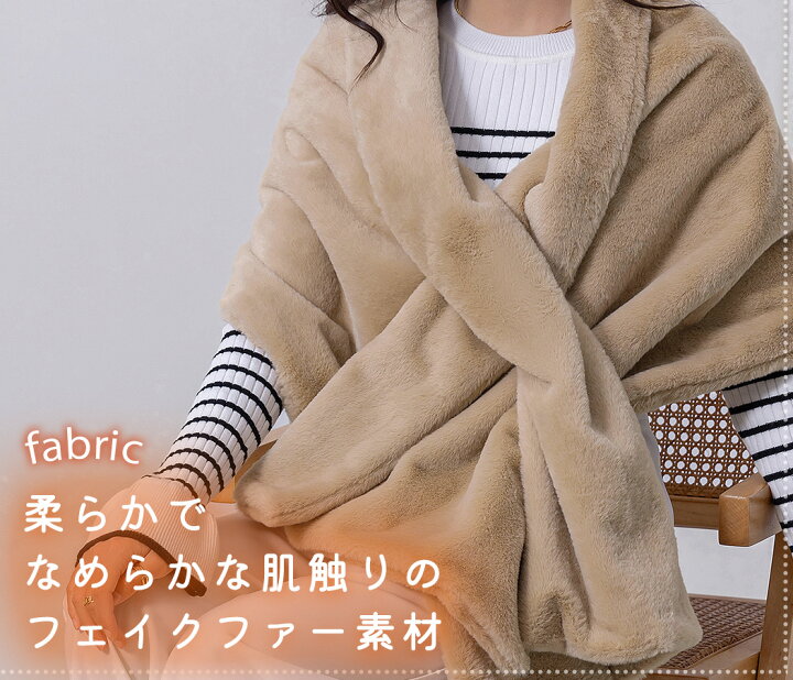 楽天市場】フェイクファー ストール 大判 ショール レディース 羽織 