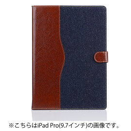 液晶保護フィルム+タッチペン3点セット【メール便送料無料】iPadPro9.7iPadmini4iPadmini3iPadmini2iPadminiiPadAir2iPadAirケースアイパッドプロアイパッドミニ4アイパッドエアー2タブレットカバーオートスリープデニム風スタンド機能カード入れ