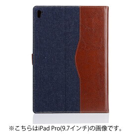 液晶保護フィルム+タッチペン3点セット【メール便送料無料】iPadPro9.7iPadmini4iPadmini3iPadmini2iPadminiiPadAir2iPadAirケースアイパッドプロアイパッドミニ4アイパッドエアー2タブレットカバーオートスリープデニム風スタンド機能カード入れ