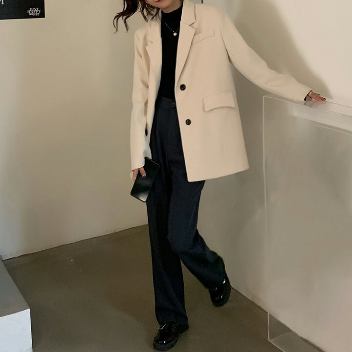 楽天市場】テーラードジャケット レディース ロング オーバーサイズ 