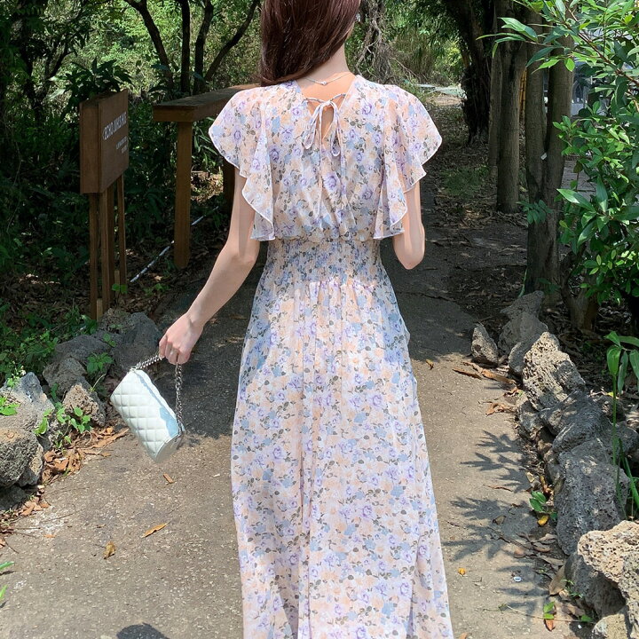 楽天市場】ワンピース 夏 レディース 半袖 フリル おしゃれ 大人 