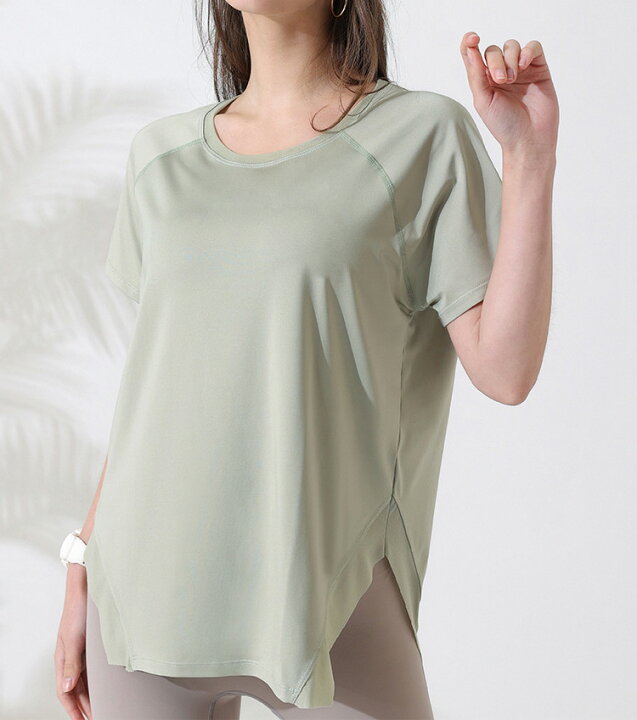 楽天市場】ヨガウェア レディース 半袖 ヨガ トップス Tシャツ 薄手 