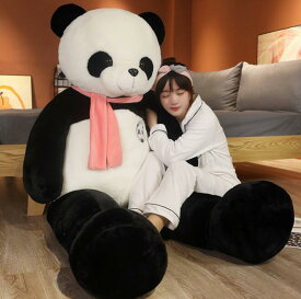 萌え萌えパンダ ぬいぐるみ 抱き枕 80/100/120/140/160/180cm かわいい 超BIG ぬいぐるみ 大きい 特大 プレゼント ギフト 人気 キッズ 子供 小学生 大人 結婚式 誕生日 動物 アニマル キャラクター ふわふわぬいぐるみ パンダ グッズ ぱんだ 贈り物 店飾り ぬいぐるみ
