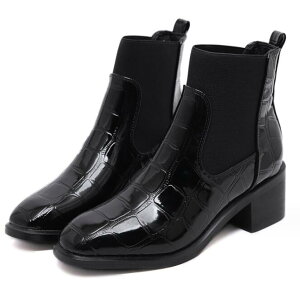 ショートブーツ サイドゴアブーツ レディース ブーツ 歩きやすい 黒 幅広 甲高 ヒール ブーティ 大きいサイズ 25cm ブーツ 疲れない ブーツ おしゃれ 美脚 脚長 カジュアル 美シルエット 送