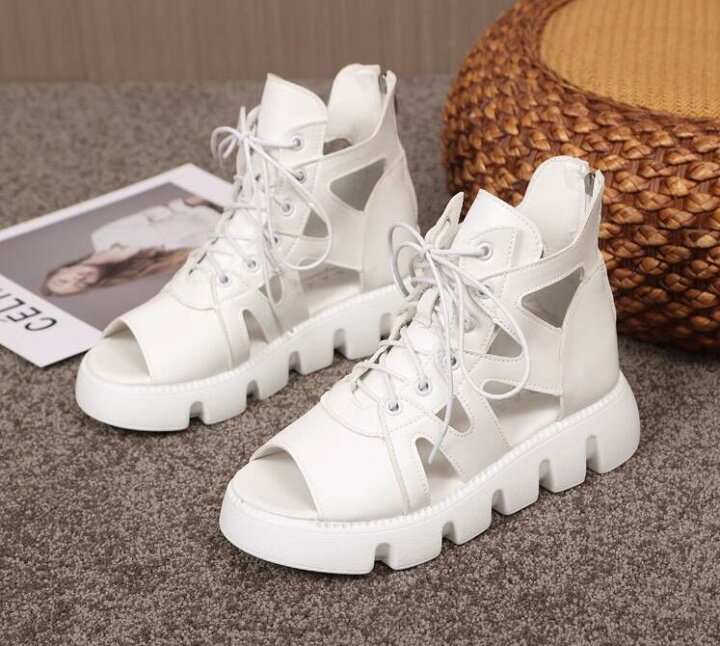 楽天市場】サマーブーツ グラディエーター ブーツサンダル レディース  