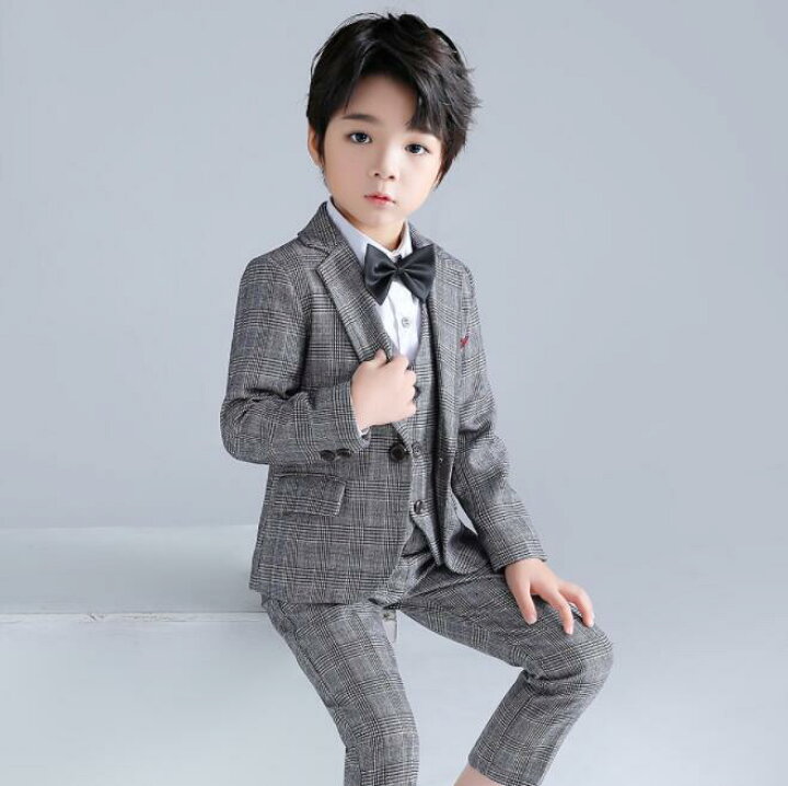 楽天市場】子供スーツ 男の子 スーツ チェック柄 入学式 シャツ 男の子 