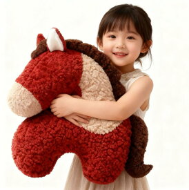 馬 ぬいぐるみ 令和8年 干支 午年 ウマ うま リアル アニマル 動物 グッズ 雑貨 カッコイイ 馬モデル 本物そっくり ウマ抱き枕 かわいいぬいぐるみ お祝い プレゼント 部屋飾り インテリア 置物 48cm