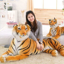 虎のぬいぐるみ トラ お誕生日プレゼント 大きい ぬいぐるみ 手触りふわふわ 動物ぬいぐるみ 抱き枕 女性 彼女 ギフト 贈り物 女の子 店飾り おもちゃインテリア