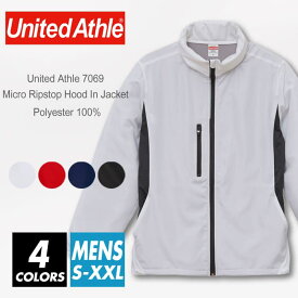 フードイン ジャケット メンズ united athle (ユナイテッドアスレ) 7069-01 s-xxl ジップジャケット 秋 冬 スポーツ ダンス 運動会 文化祭 イベント お揃い 親子 カップル コーデ ランニング ジョギング ダイエット ユニフォーム ルームウエア 部屋着